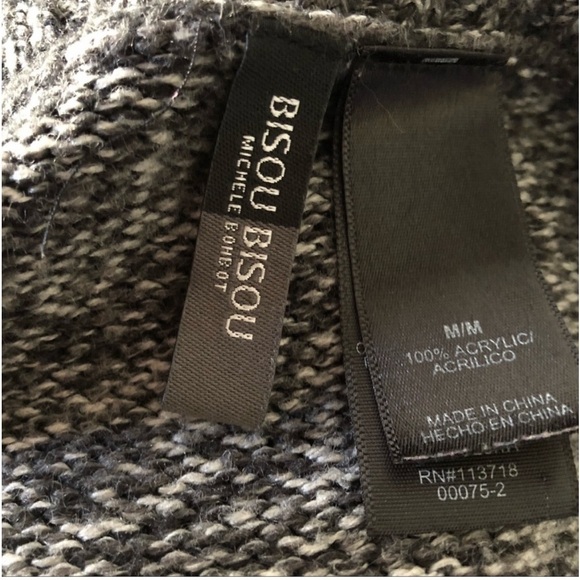 Bisou Bisou Short Sleeve Cardigan Snap Front Size M - Picture 5 of 8